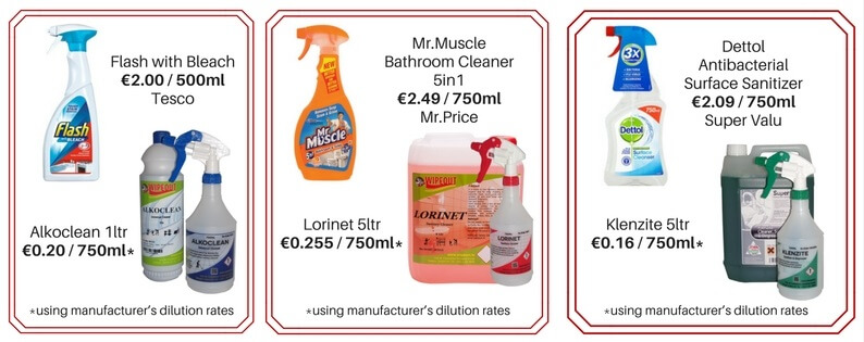 Value-priced cleaning items outlet